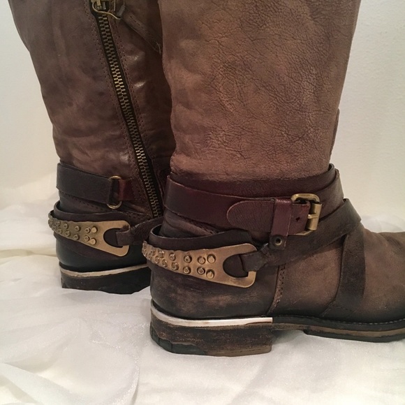 A.S.98 Brown Leather Riding Boot - Picture 8 of 8